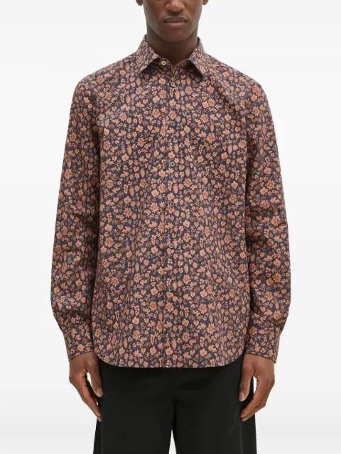 floral print cotton shirt by PAUL SMITH