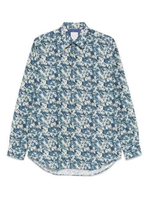 floral-print cotton shirt by PAUL SMITH
