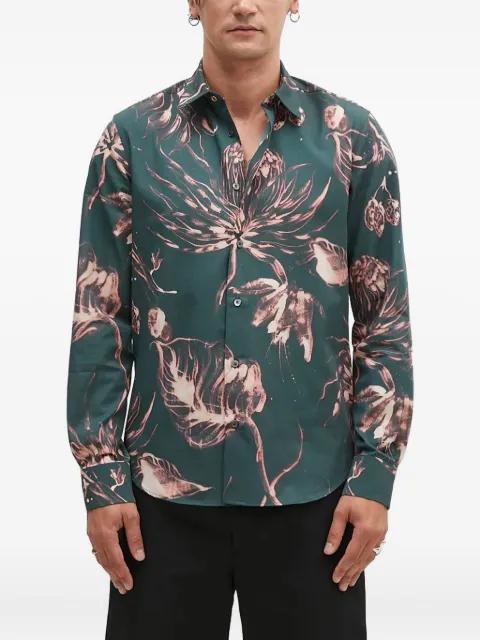 floral-print long-sleeved shirt by PAUL SMITH
