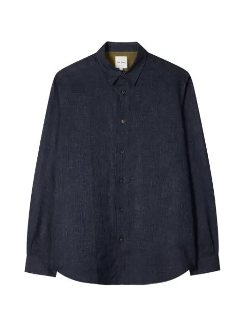 full-sleeve linen shirt by PAUL SMITH