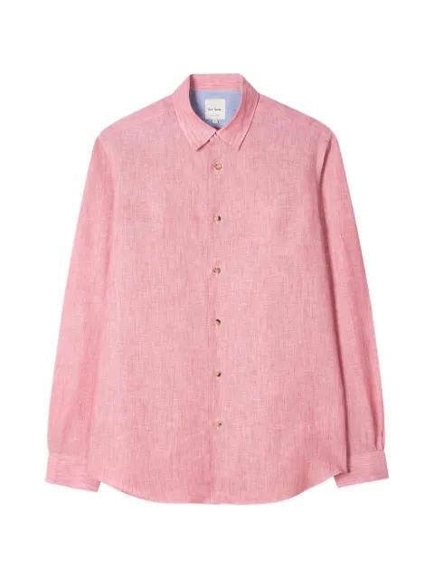 full-sleeve linen shirt by PAUL SMITH