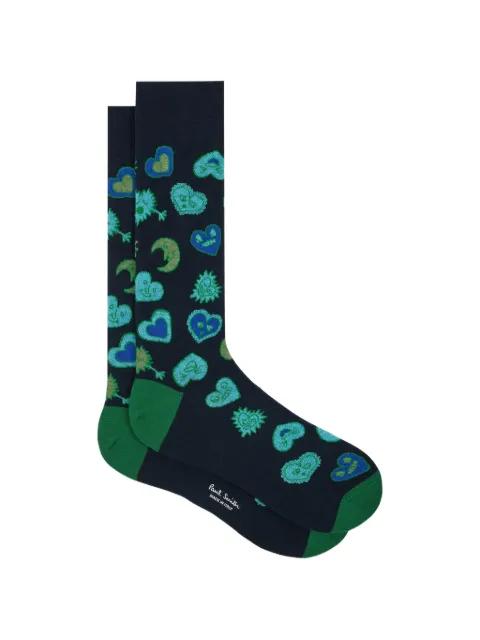 heart-patterned socks by PAUL SMITH