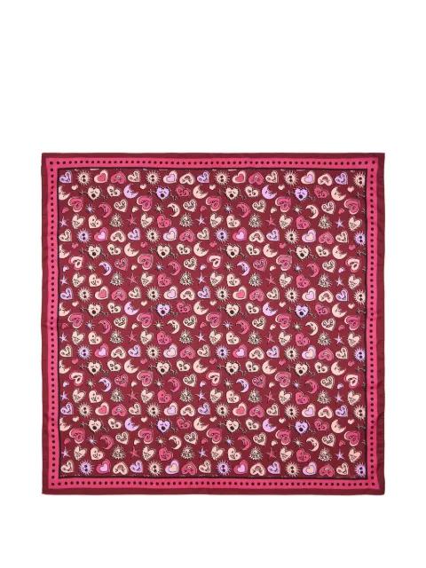 heart-print scarf by PAUL SMITH