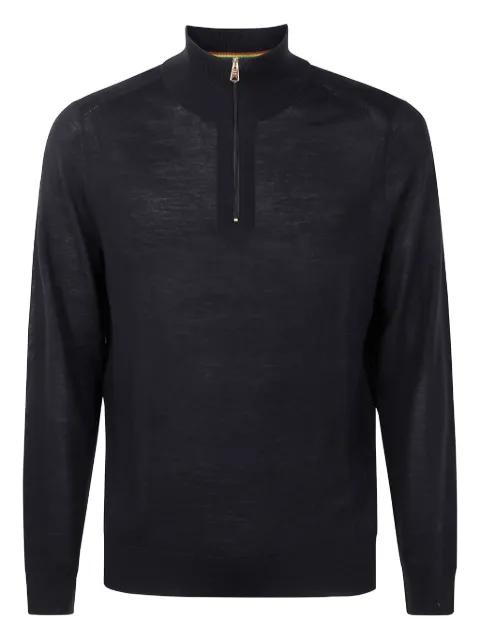 high-neck half-zip sweater by PAUL SMITH