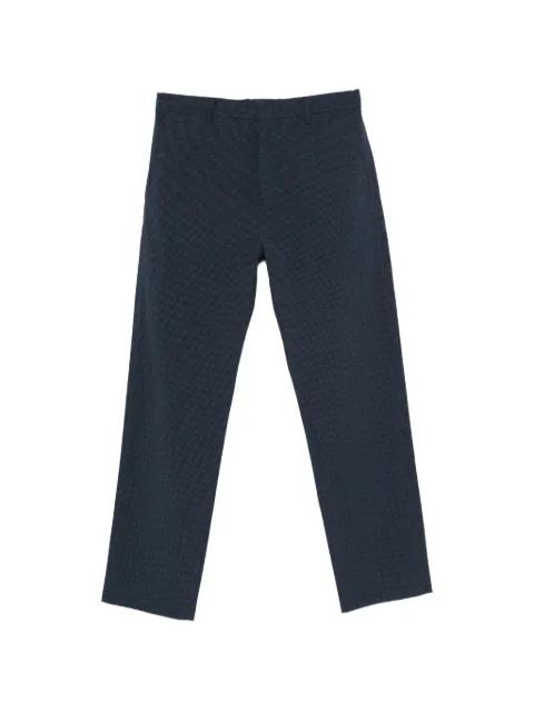 houndstooth-pattern elasticated trousers by PAUL SMITH
