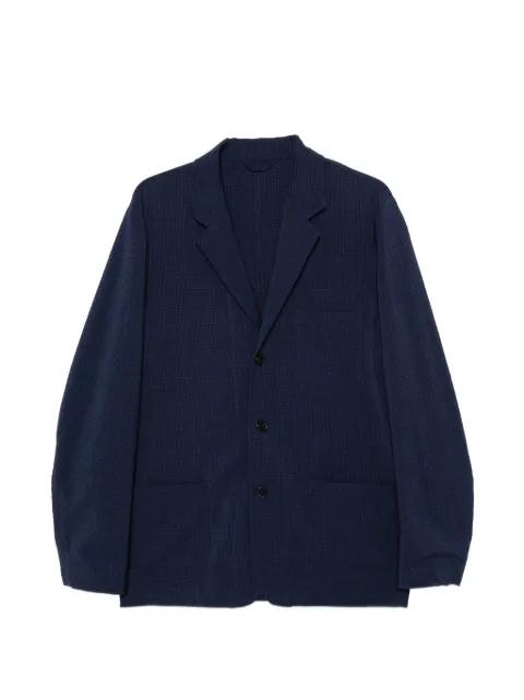 houndstooth-pattern single-breasted jacket by PAUL SMITH