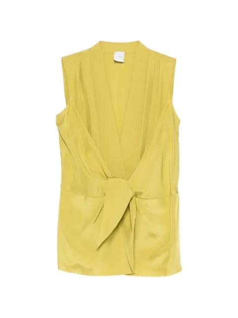 knot-detail sleeveless top by PAUL SMITH
