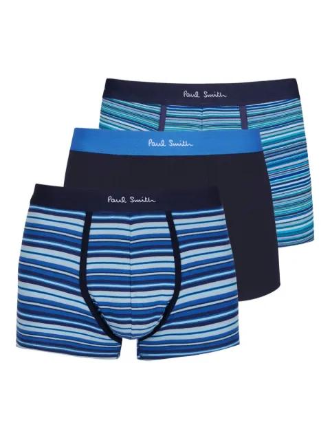 logo-detail elasticated boxers (pack of three) by PAUL SMITH