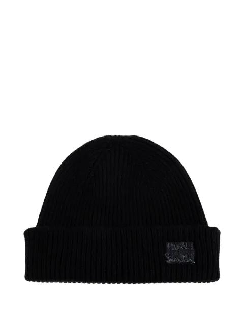 logo-embroidered beanie hat by PAUL SMITH