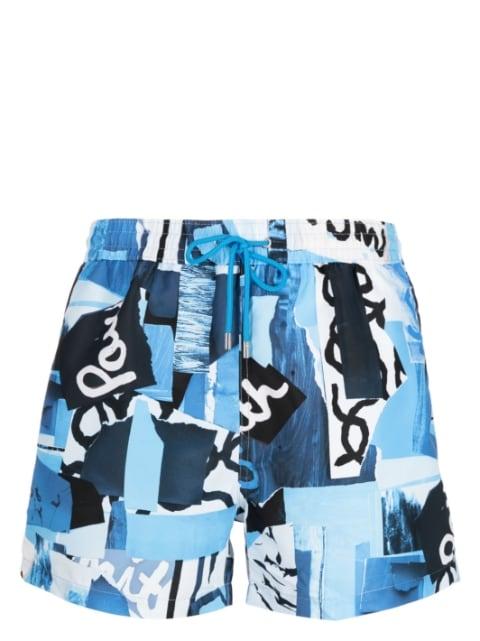logo-print swim shorts by PAUL SMITH