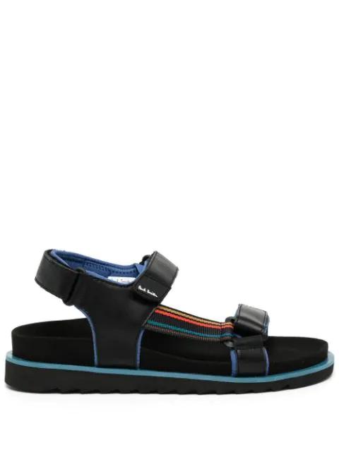 logo-print touch-strap sandals by PAUL SMITH