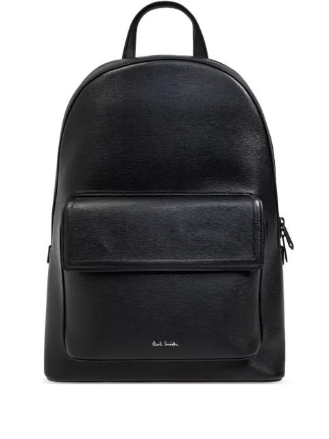 logo-stamp backpack by PAUL SMITH