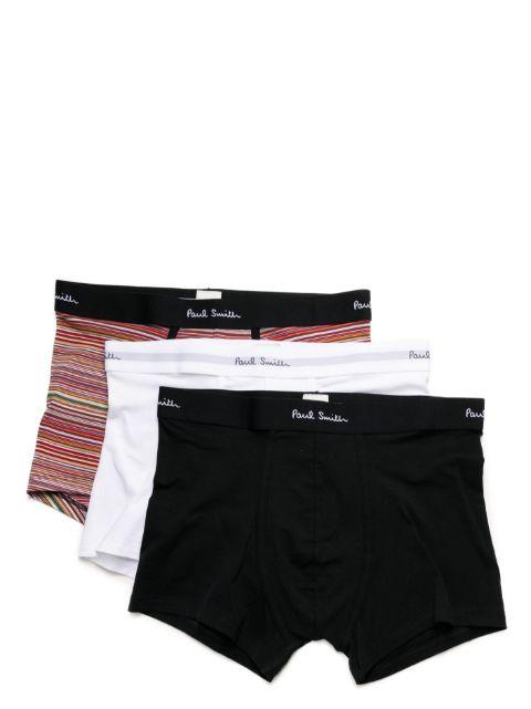 logo-waistband briefs (pack of three) by PAUL SMITH