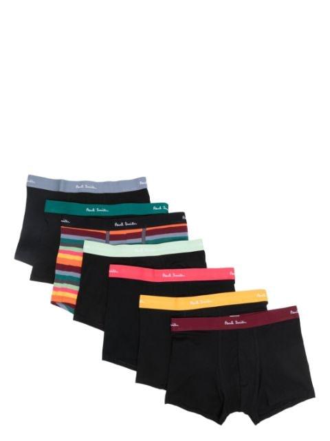 logo-waistband (set of seven) by PAUL SMITH