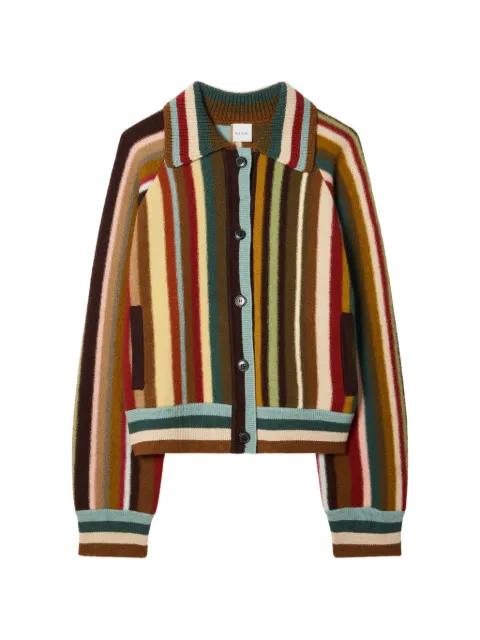 merino wool 'Signature Stripe' cardigan by PAUL SMITH