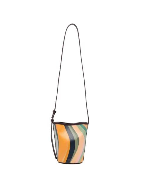 mini striped bucket bag by PAUL SMITH
