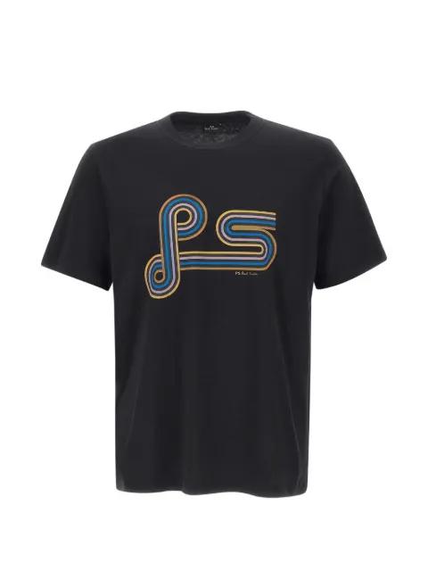multicolor print crew neck T-shirt by PAUL SMITH