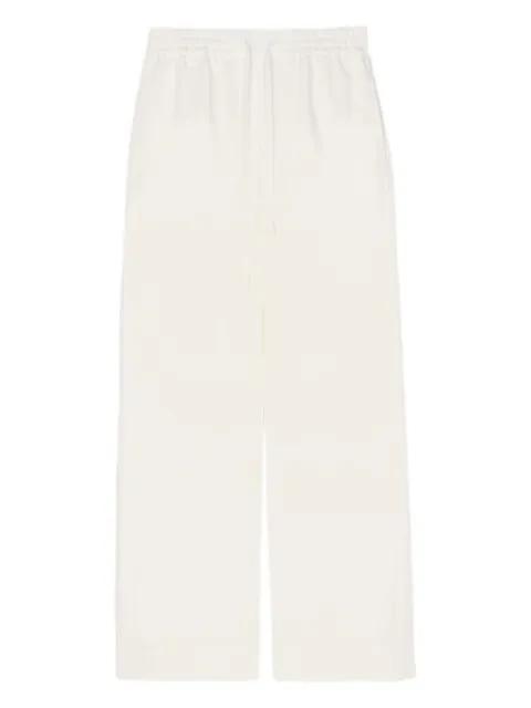 patch-pocket linen trousers by PAUL SMITH