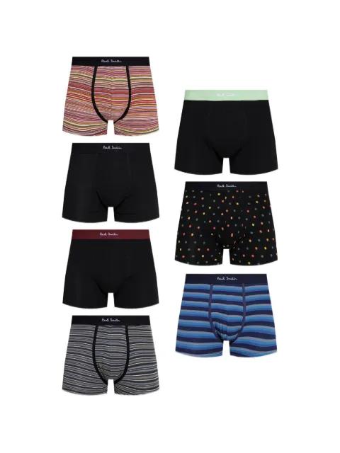 patterned boxers (set of seven) by PAUL SMITH