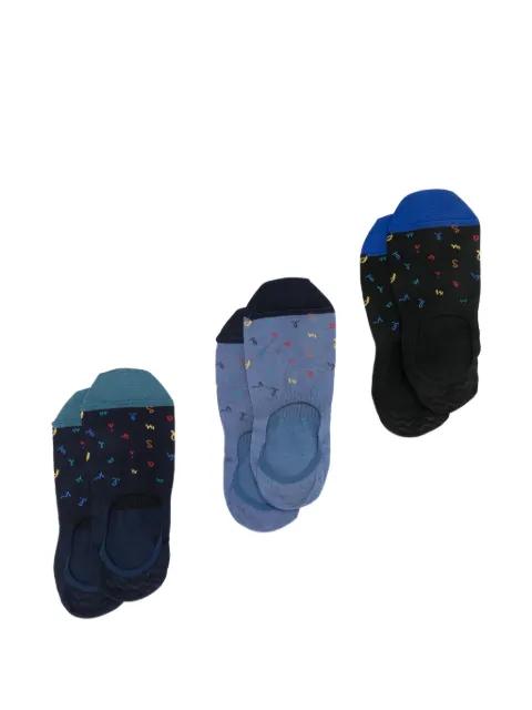 patterned socks (set of three) by PAUL SMITH