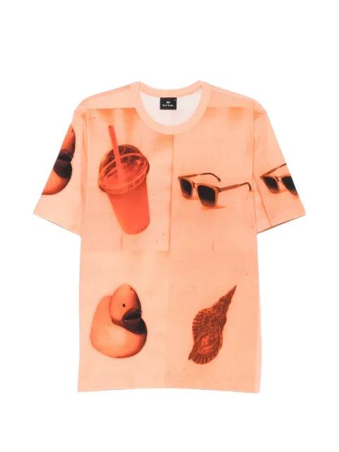 photographic-print cotton T-shirt by PAUL SMITH