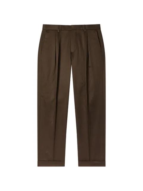 pleated tapered trousers by PAUL SMITH