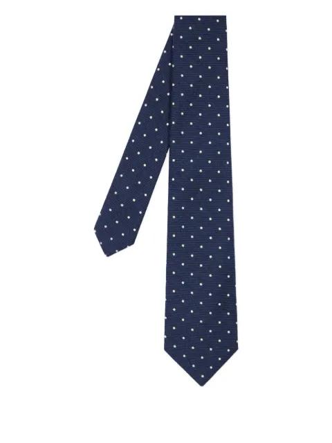 polka-dot merino-cashmere blend tie by PAUL SMITH