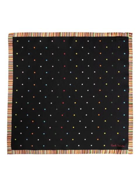 polka-dot silk pocket square by PAUL SMITH