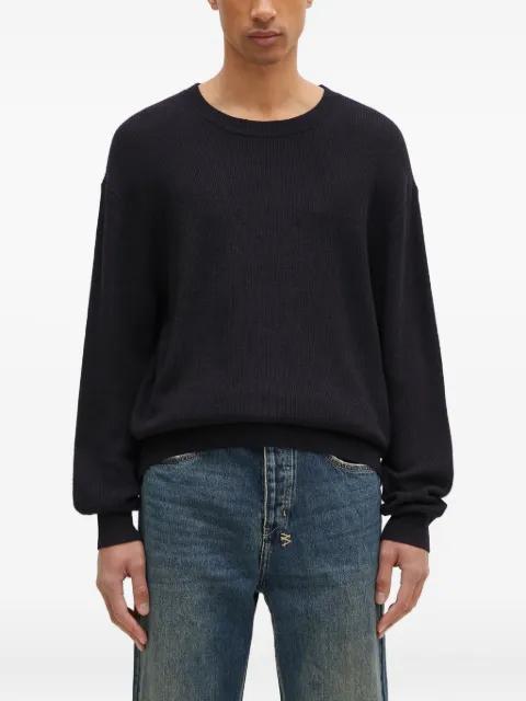 ribbed-knit crew-neck sweater by PAUL SMITH