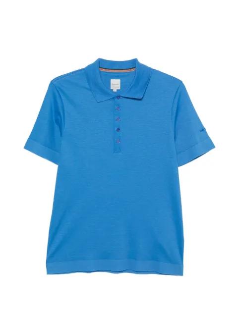 ribbed-knit polo shirt by PAUL SMITH