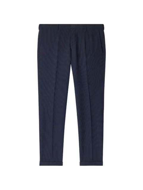 seersucker tailored trousers by PAUL SMITH