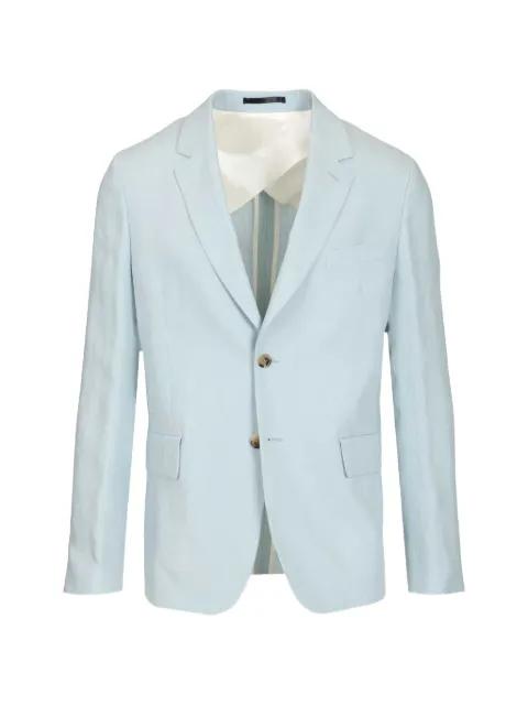 single-breasted linen blazer by PAUL SMITH
