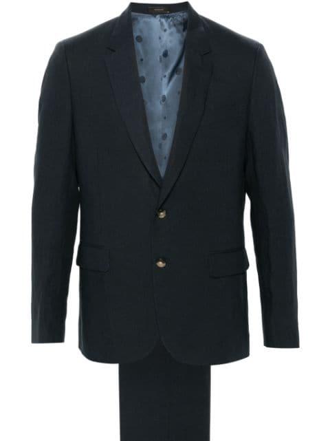 single-breasted linen suit by PAUL SMITH