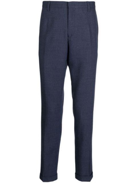 slim-cut wool trousers by PAUL SMITH