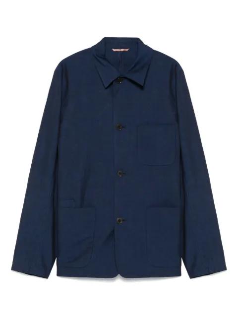slub-textured overshirt by PAUL SMITH