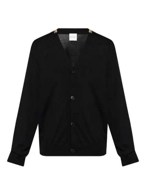stripe-detail cardigan by PAUL SMITH