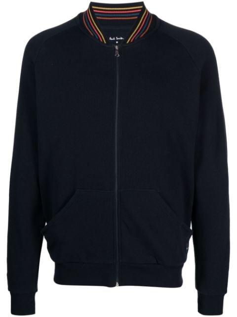 stripe-detail cotton jacket by PAUL SMITH