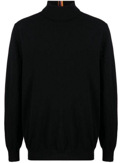 stripe-detailing roll neck jumper by PAUL SMITH