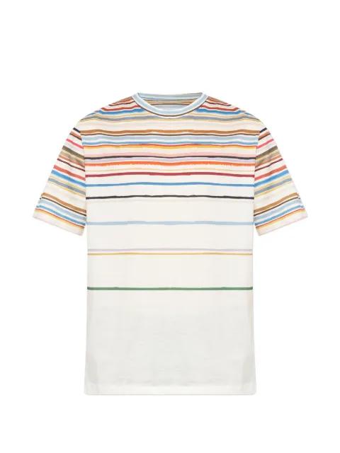 stripe-pattern T-shirt by PAUL SMITH