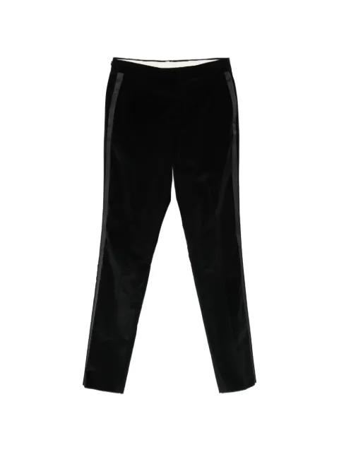 stripe velvet trousers by PAUL SMITH