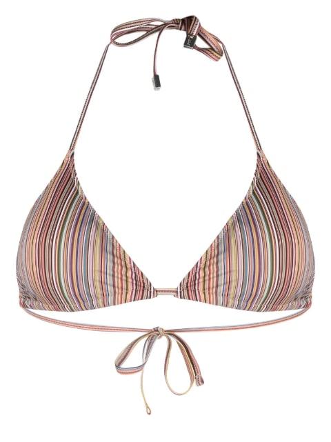 striped bikini top by PAUL SMITH