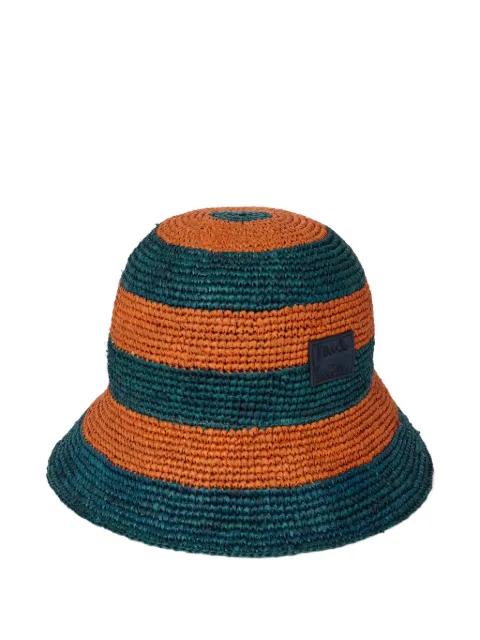 striped bucket hat by PAUL SMITH