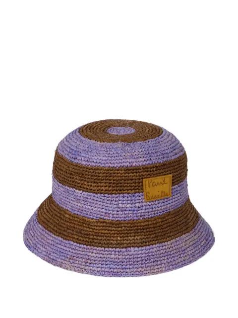 striped bucket hat by PAUL SMITH