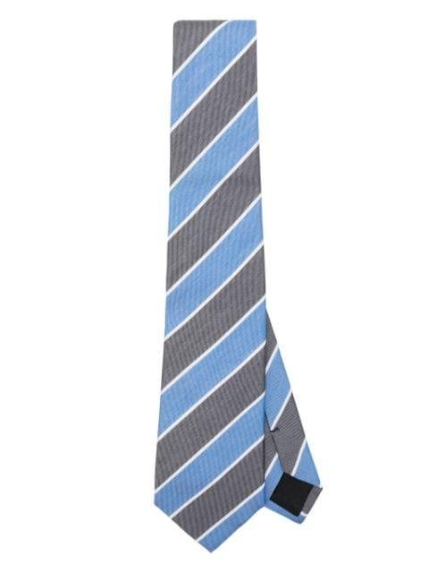 striped colour-block tie by PAUL SMITH
