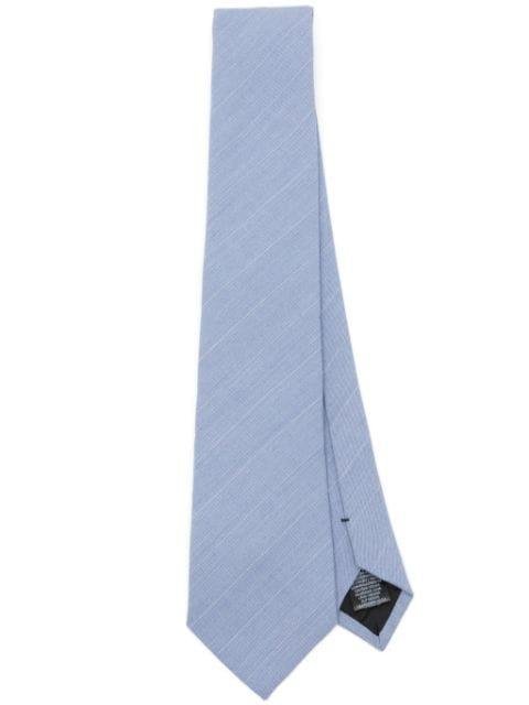 striped fine-knit tie by PAUL SMITH