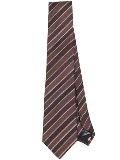 striped silk tie by PAUL SMITH
