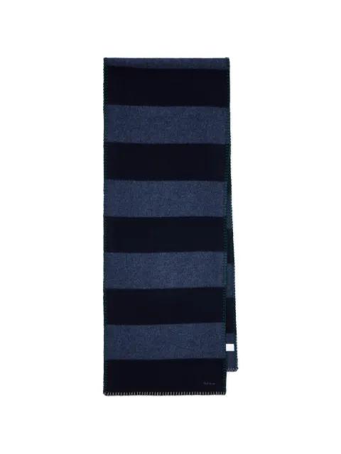 striped stitch scarf by PAUL SMITH