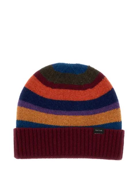striped wool hat by PAUL SMITH