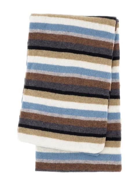 striped wool scarf by PAUL SMITH