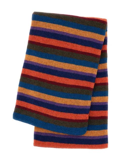 striped wool scarf by PAUL SMITH